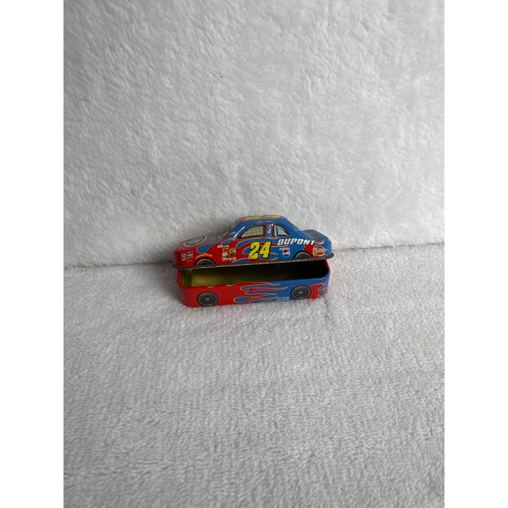 Vintage NASCAR Jeff Gordon 24 Collectible Tin Unisex OS Blue Good